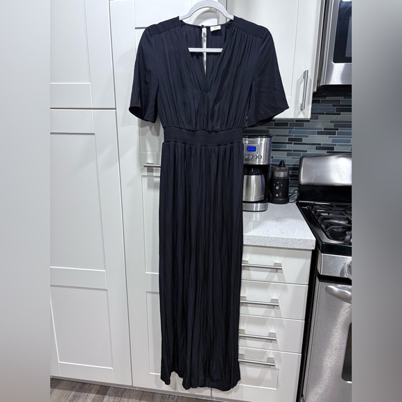 Aritzia Wilfred Illana short sleeve wide leg jumpsuit - Picture 2 of 8